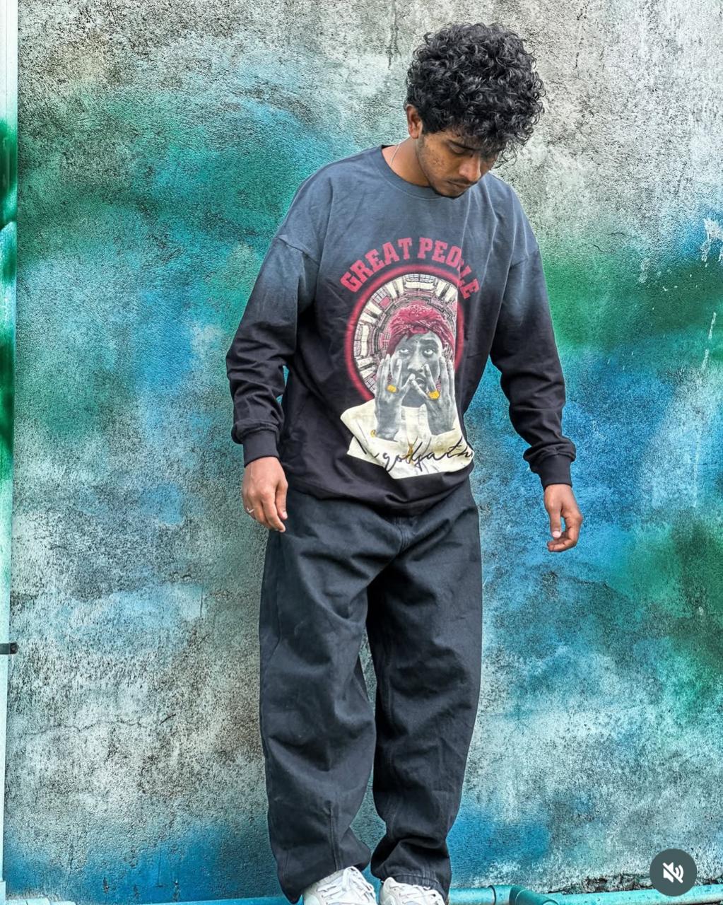 shaded shaded tupac drop sweatshirt 