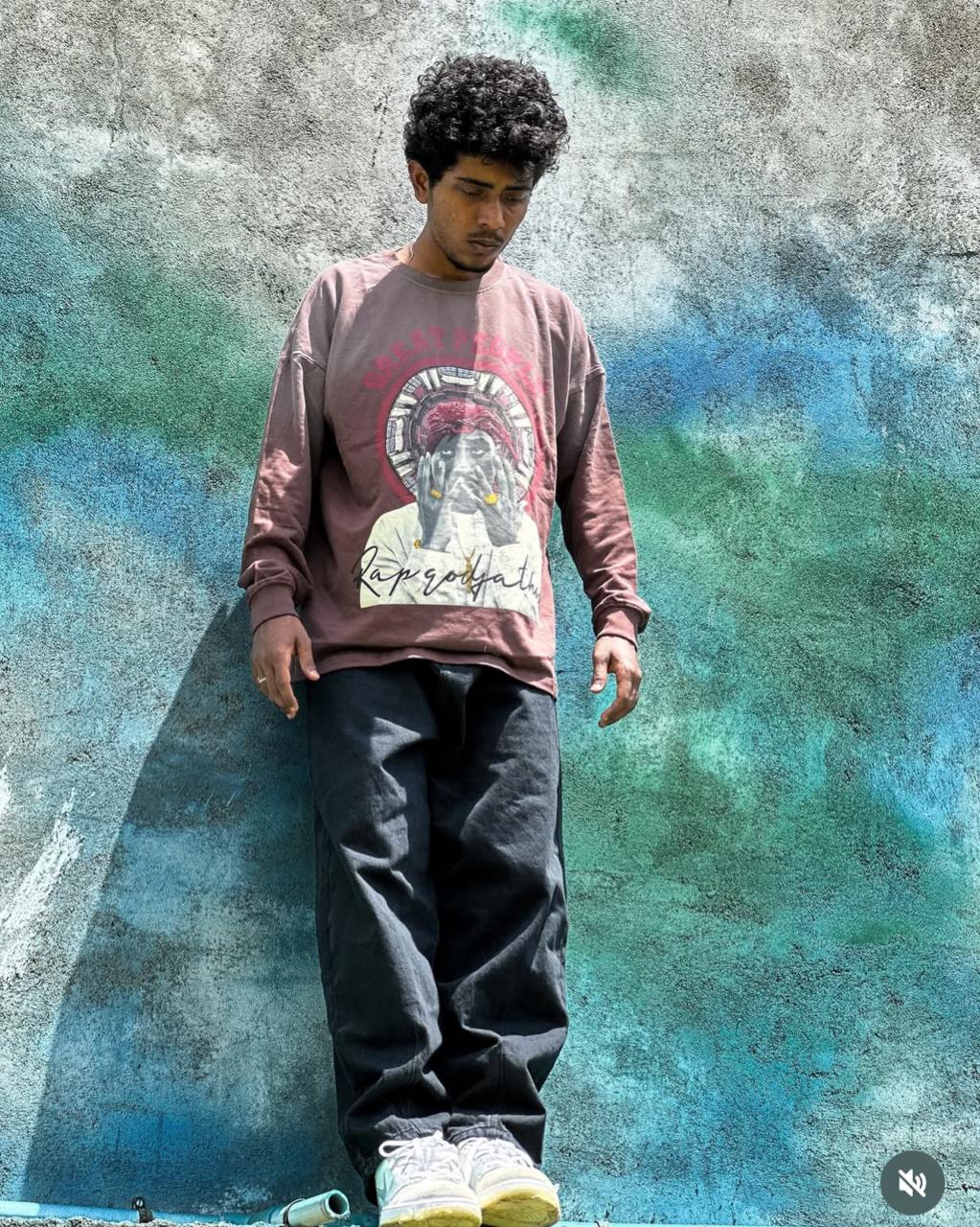 shaded shaded tupac drop sweatshirt 